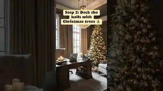 Transform Your Home Office Into A Restoration Hardware Christmas
