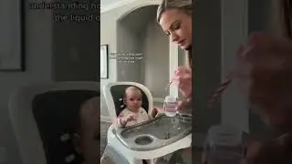 Мой семимесячный ребёнок пьёт из трубочки?! #детскийхакер