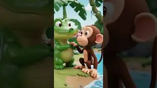 The Crocodile Who Wanted Friends | 3D Cartoon Jungle Story | Wild Tales World #kidsstories #cartoon