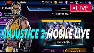 INJUSTICE 2 MOBILE THE DAILY GRIND! Solo Raid, CA, & League Raid, Invasions Hits LIVE!