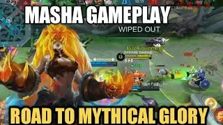 HOW TO PUSH LANE FAST AND WIN USING MASHA HERO MOBILE LEGENDS