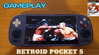 Retroid Pocket 5 -  Fight Night Round 3 *PlayStation 2* #retroidpocket5 #retrogaming #ps2
