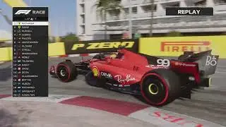 F1 2023 | Monaco GP | Formula 1 race | 4K Gameplay | Ferrari engine problems |