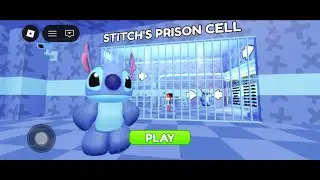 STITCH&rsquo;S Prison Cell Run OBBY 😱 | Roblox Escape Prison Obby (Hard & Funny)