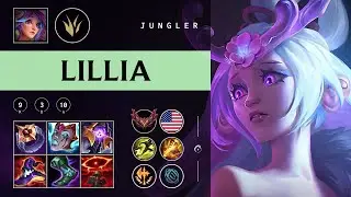 Lillia Jungle vs Kindred - NA Grandmaster Patch 25.24