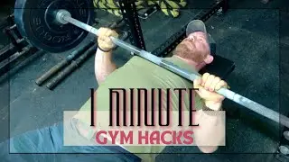 1 MINUTE GYM HACKS   STOP Slipping on the BENCH! Get STRONGER INSTANTLY!!!