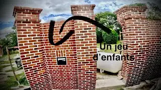 Comment faire des joints de briques sur un mur de clôture