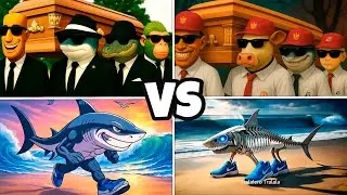 TRALALERO TRALALA 🆚 TUNG TUNG SAHUR 🆚 COFFIN DANCE | Spinning Wheel - Tiles Hop Edm Rush