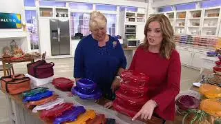 Lock & Lock 4-Piece Oval Glass Bake & Serve Storage Set on QVC