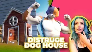 DESTROY DOG HOUSES - All 7 Dog Houses | Fortnite Meowscles' Mischief Challenges | Fortnite Romania