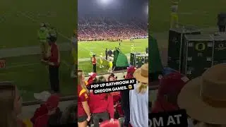 Athletes gotta go poop somewhere during the￼ game 😂