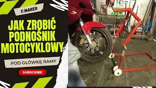 Jak zrobic podnosnik motocyklowy pod głowę ramy