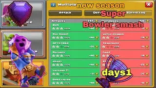 new september season day1|super bowler smash|legend league hit#1|clash of clans