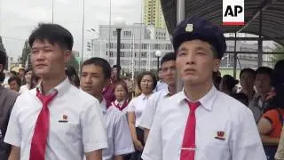 Pyongyang residents react to missile launch