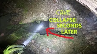 Moments before disaster in cave!