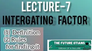 Integrating Factor Differential Equations | Integrating Factor | #math #youtube #mathematics #viral