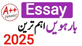 2nd Year English Guess Paper 2025 | 12th Class English Guess Paper 2025 | Most important Essay
