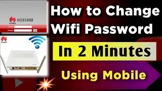 How to Change Wifi Password | Huawei Router | Huawei hg8346m | FTTH | GPON