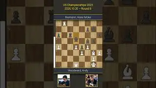 🇺🇸 Andy Woodward vs Hans Moke Niemann 🇺🇸 | US Championships 2025 | Round 8