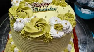 PINEAPPLE CAKE II DESIGN II BIRTHDAY CAKE II 1.5 POUND II PINEAPPLE CAKE FOR BIRTHDAY II 🎂🎂 II  