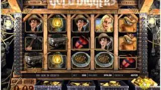 Playing 3D Slot Gold Diggers by BetSoftGaming.com
