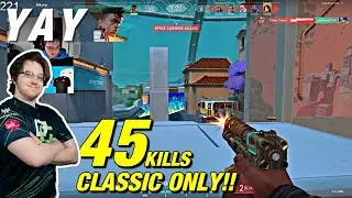 yay 45K CLASSIC ONLY pearl smurf game! VALORANT YAY POV