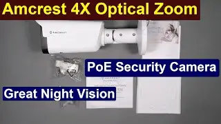 Amcrest 4X Optical Zoom 4K PoE Camera
