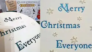 How to use Sweet Stamp featuring the NEW Classic Christmas Lettering Set
