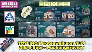 ALDI TOYLINO | Piratenwelt - Alle 8 Sets! Packungsreview! | #KeineLegostadt #204