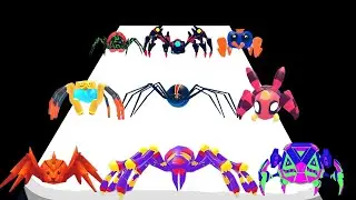 MAX LEVEL - Master Spider Web Shooter Run ⚜️ Merge Master