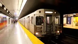 TTC Toronto Subway: Kennedy Bound Bombardier T1 Line 2 Train @ Dufferin Station