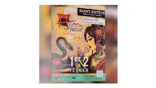 Asian festival tattoo &agrave; Saint-Est&egrave;ve