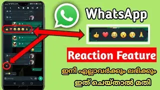WhatsApp Reaction Update | How To React On WhatsApp Message #Shorts