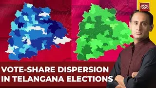 Telangana Election 2023: Watch The Visualisation Of Vote-Share Dispersion In The Telangana Election