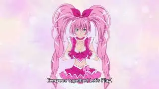 Cure Melody in the Ending of Hirogaru Sky Precure