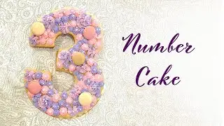 *Number Cake - Honey Cake   *Торт Цифра- Торт &ldquo;Медовик&rdquo;