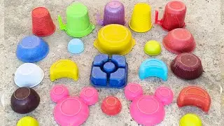 Amezing vidios ASMR Sand cake / Cup cake Sand vidios with kitchen tools / Diy amezing sand art Clay