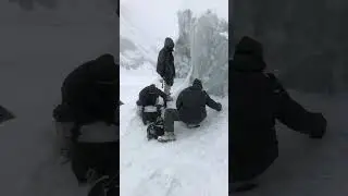 Glacier fun                           #mountains #nature #snow #himalayas #fun