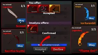 KAB Roblox -BEST TRADING VIDEO- #2 (Karambits, Screams, HUGE PROFIT.....)