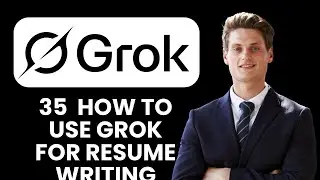 How to Use Grok for Resume Writing 📄 (AI Resume Writing Tutorial 2025)