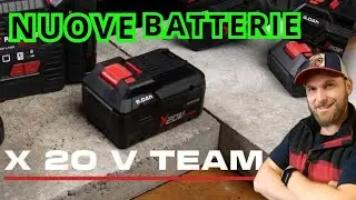 NUOVA GAMMA DI BATTERIE X20 V_TEAM #parkside 😎🔥