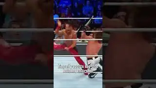 AJ Styles botch chairshot that no one noticed #shorts