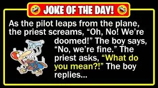 🤣 BEST JOKE OF THE DAY! - Three chutes, big egos, and one very smart kid!!!! | Funny Dad Jokes