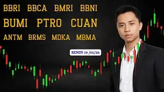 Analisa Saham 19 JAN 2026, BBRI BMRI BBCA BBNI BUMI PTRO CUAN ANTM BRMS MDKA MBMA