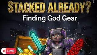 STACKED ALREADY? | Finding God Gear on MineVille Lifesteal