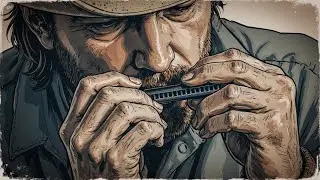 Акустическая Блюзовая Гармоника &ndash; Закатный Блюз Дикого Запада