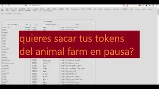 como retirar tus LPs y tokens de THE ANIMAL FARM.