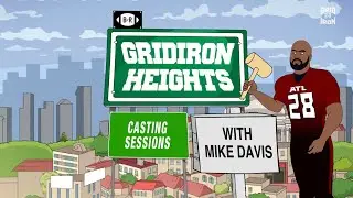 Falcons RB Mike Davis Auditions for Gridiron Heights | Behind the Scenes