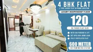 {376-256} 4BHK L-Type Luxury Independent Flat In Dwarka Mor | Near By Metro | Flats For Sale #4bhk