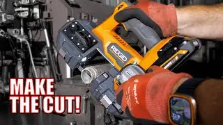 RIDGID R87040 18V SubCompact Band Saw Video